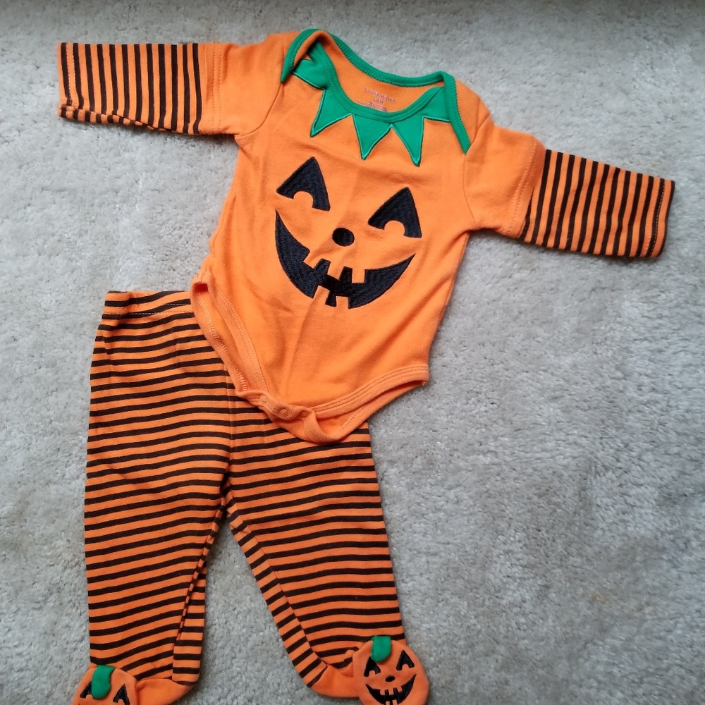 Baby Halloween pumpkin outfits - Picture 3 of 8